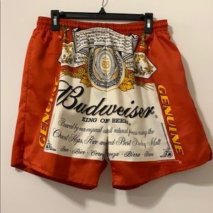 🍺 BUDWEISER King of Beers Swimming Trunks 🍺